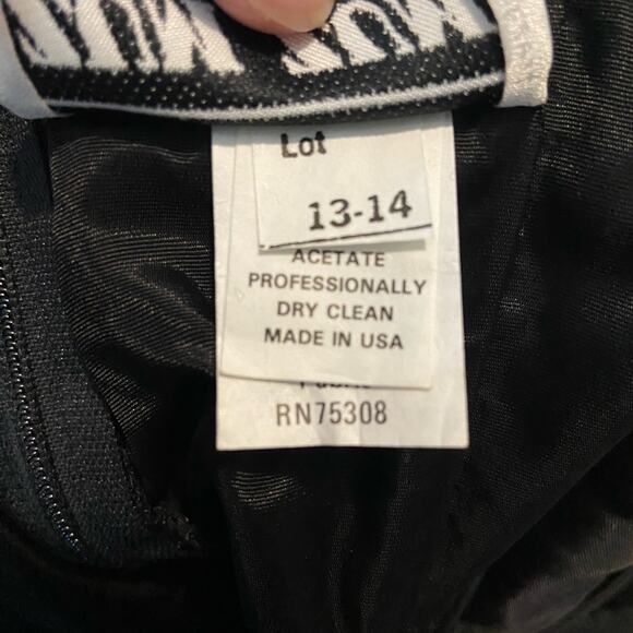 Vintage Zum Zum Strapless Black Velvet Mini Dress Gold Trim Small Whimsigoth - Picture 7 of 11